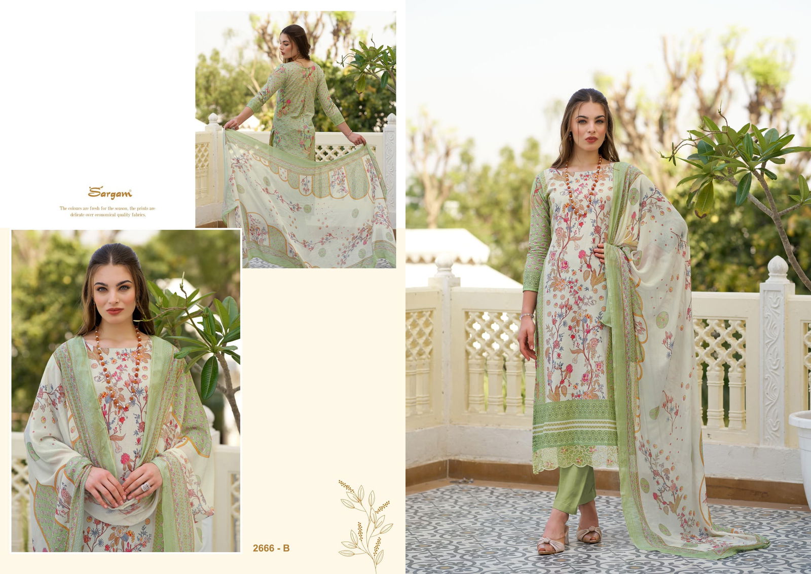 Mahima by Sargam Camrik Printed Designer Salwar Suit Exporters In India